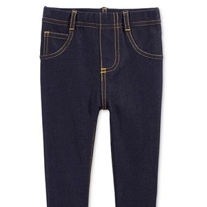 FIRST IMPRESSIONS baby dark wash jeggings (12m)